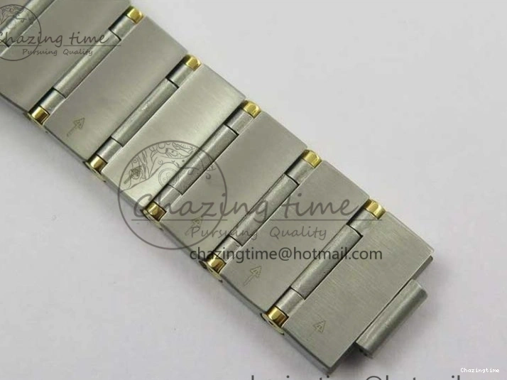 0303 Constellation 38mm SS YG VSF 1:1 Best Edition White Textured Dial on SS YG Bracelet A8500 Super Clone Upgraded 7922